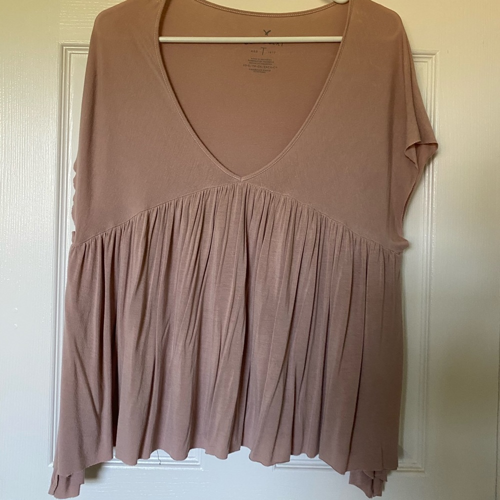 Flowy pink top